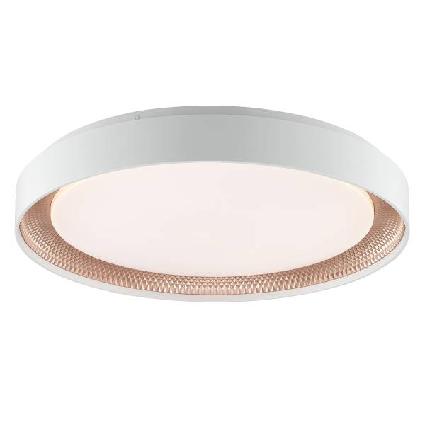LED-Deckenleuchte Waldo Typ B Stahl / ABS - 1-flammig - Weiß