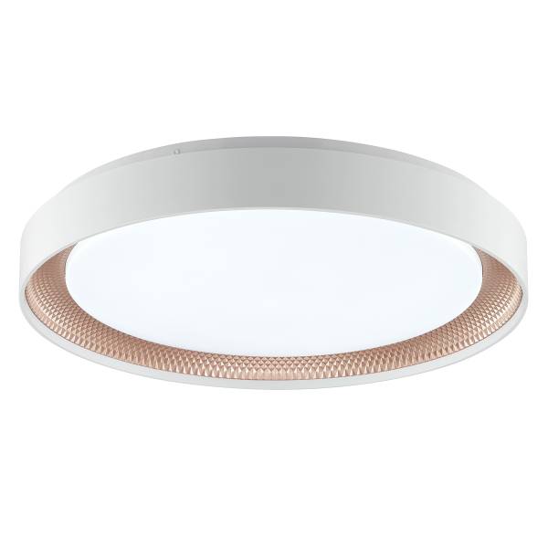 LED-Deckenleuchte Waldo Typ B Stahl / ABS - 1-flammig - Weiß