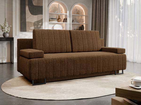 Schlafsofa Laguna Braun - Webstoff