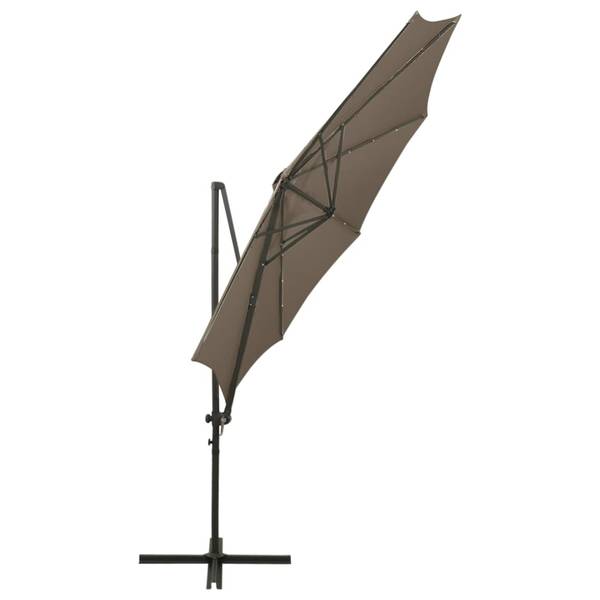 Parasol en porte-à-faux 3008769 Taupe
