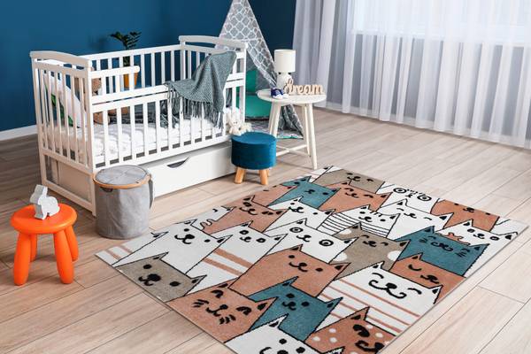 Tapis Fun Gatti Pour Enfants Chats 140 x 190 cm