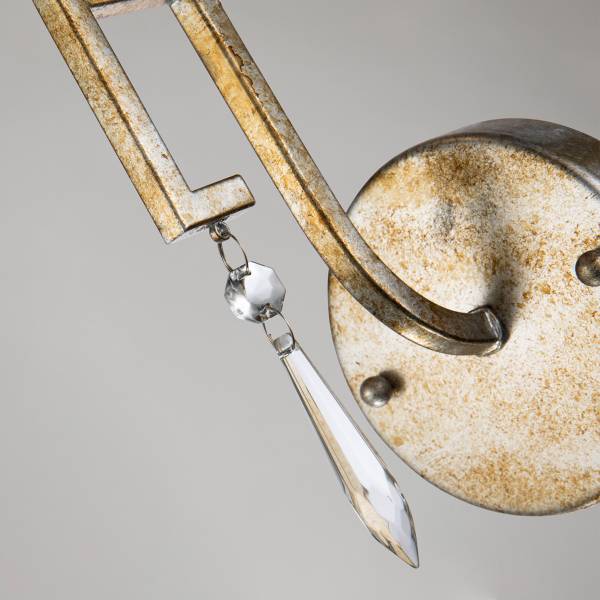 Lemuria Applique murale Doré - Métal - 13 x 46 x 12 cm