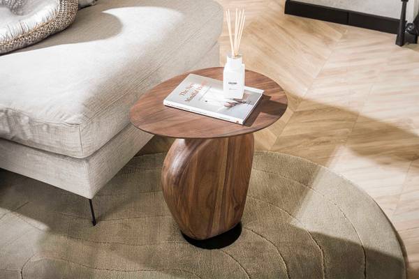 Bijzettafel MINOTA bruin - acacia - 36 x 50 x 45 cm