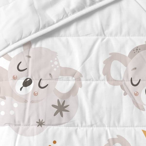 Tagesdecke Baby koala Textil - 180 x 1 x 260 cm