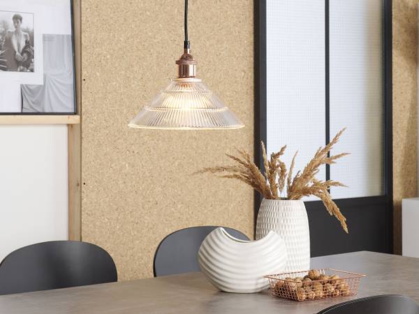 Pendelleuchten CURONE Glas - 25 x 129 x 25 cm