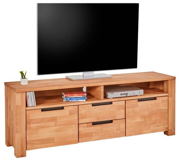 TV-Lowboard / Kommode  Kernbuche massiv Braun - Kernbuche - 151 x 55 x 40 cm