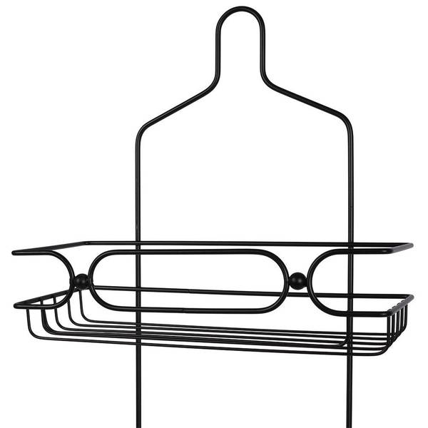 Duschregal 569277 Schwarz - Metall - 13 x 61 x 29 cm