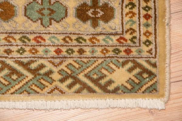 Orientteppich Oriental Beige - Wolle - 126 x 1 x 184 cm