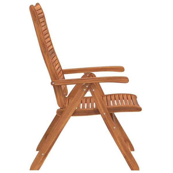 Chaise de jardin 3033677 (lot de 8) Marron - Acacia - 56 x 107 x 72 cm