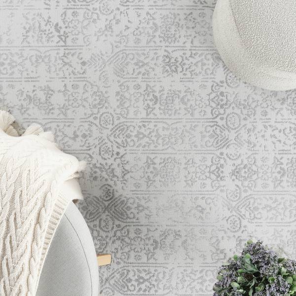 Kurzflorteppich OTTAWA Grau - Polypropylen - 80 x 2 x 220 cm