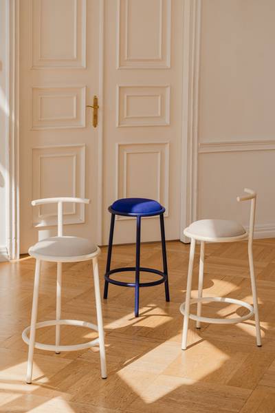 Barhocker HOGO Blau - Durchmesser: 47 cm