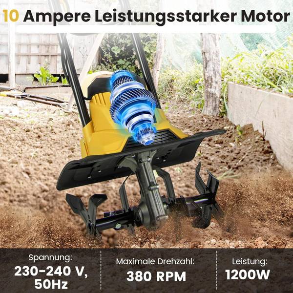 Motorhacke QF32213PQ Gelb