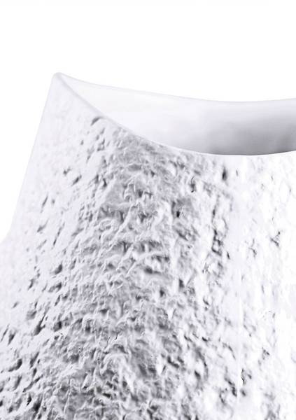 Vase Vagur Weiß - Keramik - 29 x 33 x 29 cm