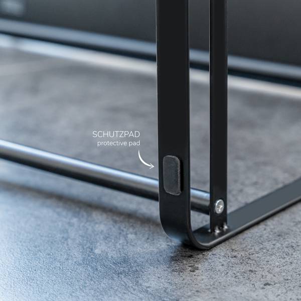 Mikrowellenregal 82839 Schwarz