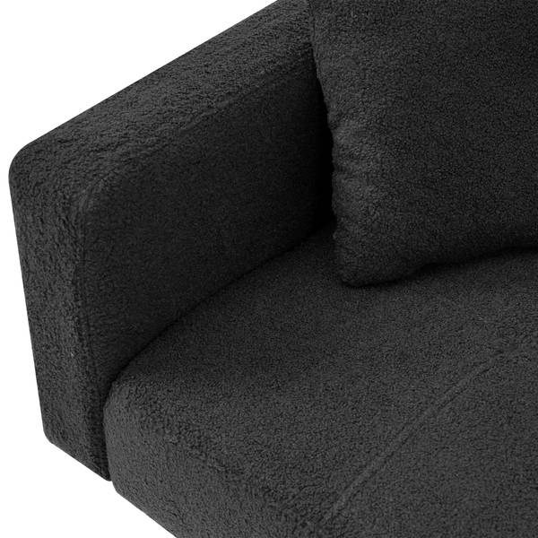 Schlafsofa Ridgewood Grau - Textil - 72 x 72 x 175 cm