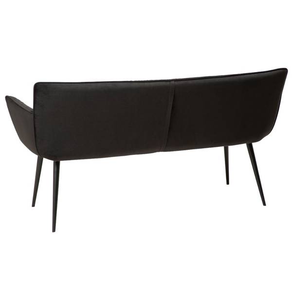 Bank Join zwart - deels massief hout - 152 x 79 x 62 cm