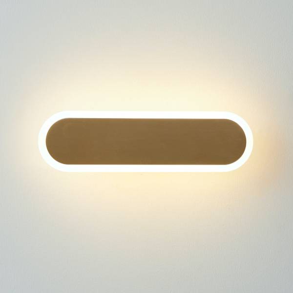 Wandleuchte Delia Gold - Metall - 8 x 30 x 5 cm