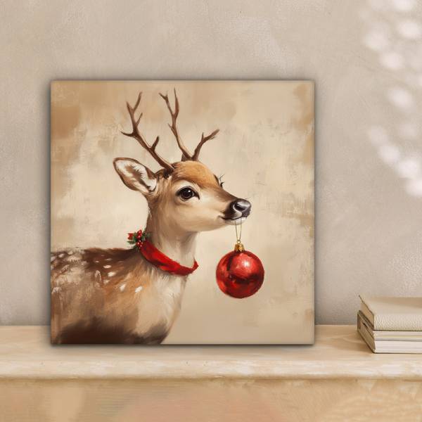 LEINWANDBILD Weihnachten 20 x 20 cm