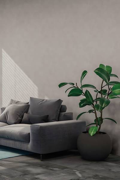 Vliestapete 374183-GU Grau - Kunststoff - 53 x 1 x 1005 cm