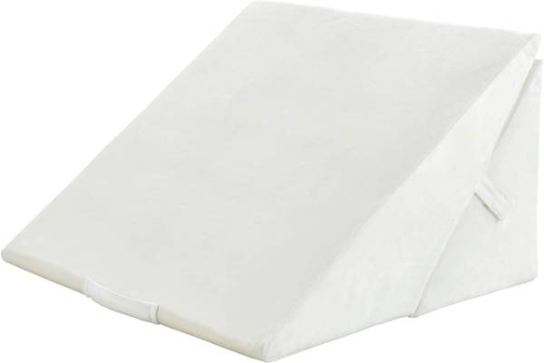 Keilkissen Weiß - Textil - 51 x 36 x 58 cm