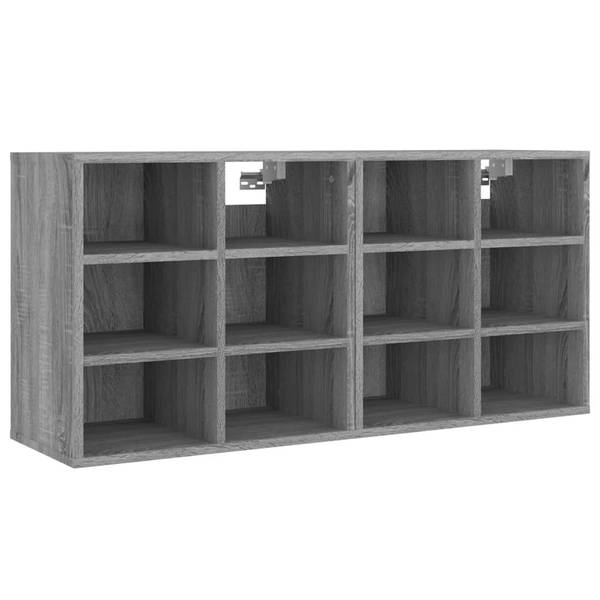 Armoire à chaussures 3015412-2(lot de 2) Gris - Bois manufacturé - 52 x 50 x 30 cm