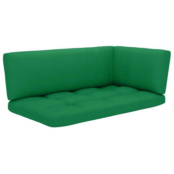 Paletten Ecksofa 3016504-7 Grün - Holz