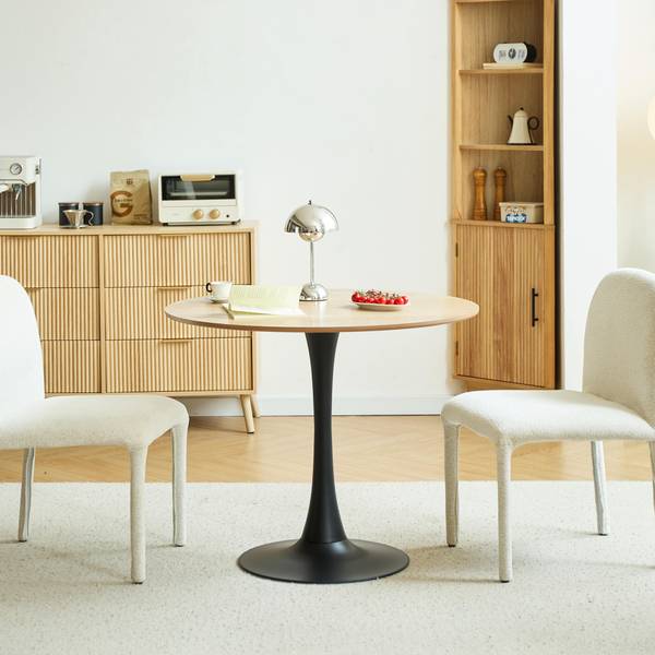 Esstisch SALLA Braun - Massivholz - 90 x 75 x 90 cm