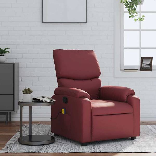 Massagesessel 3032278-3 Rot - Rotbraun