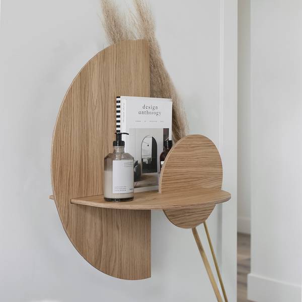 ALBA Nachttisch Braun - Massivholz - 57 x 72 x 41 cm