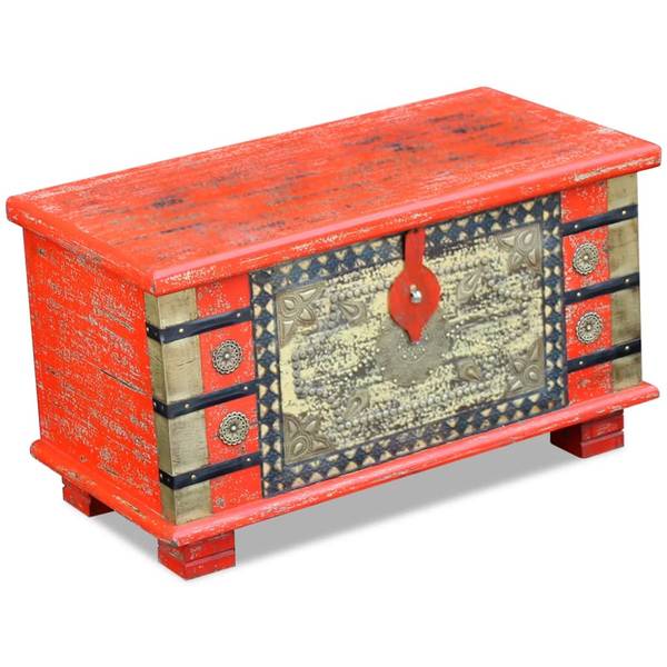 Opbergkist 292563 rood - mango - 40 x 45 x 80 cm