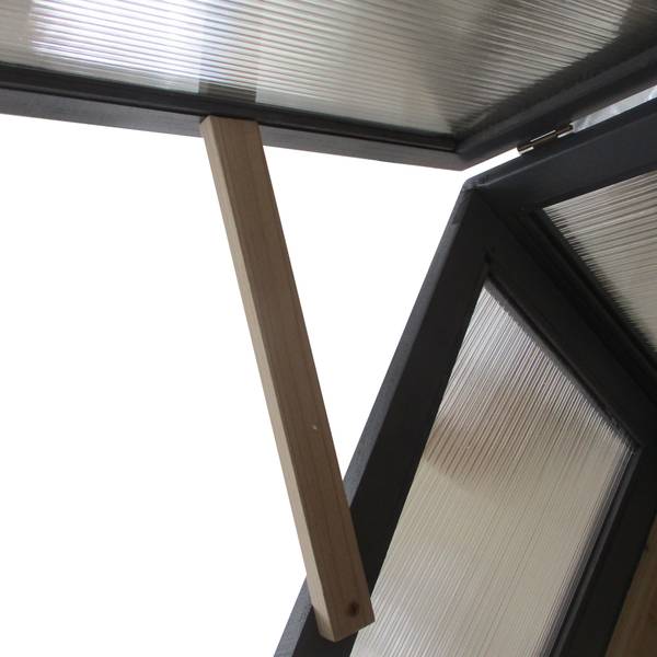 Hochbeet 845-655GY Grau - Massivholz - 54 x 122 x 120 cm