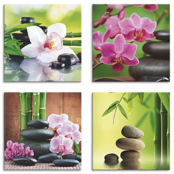 Leinwandbilder Set Spa Bambus Zen kaufen | home24