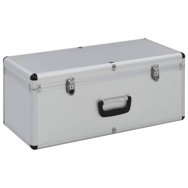 Aufbewahrungskoffer 297564 (2er Set) Silber