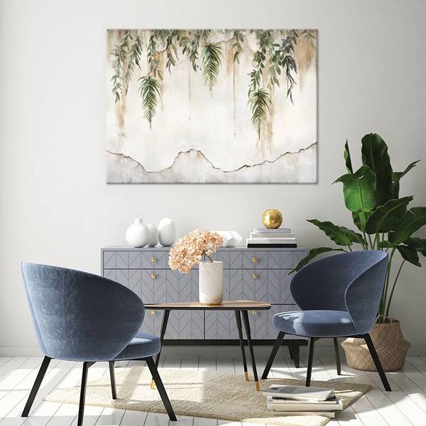 Canvas schilderij Botanisch 100 x 70 cm