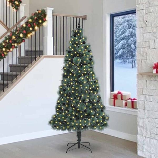 Künstlicher Weihnachtsbaum  3396191 Grün - Kunststoff - 55 x 240 x 55 cm