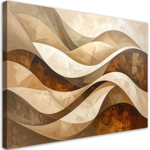 Wandbild Farbenwirbel 100 x 70 cm