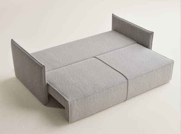 Canapé convertible Obra Beige - Gris