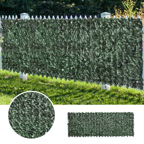 Künstliche Hecke BB4809 Grün - Kunststoff - 100 x 7 x 300 cm