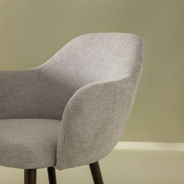 Bridge Sessel ERNEST 2er Set Grau - Hellgrau