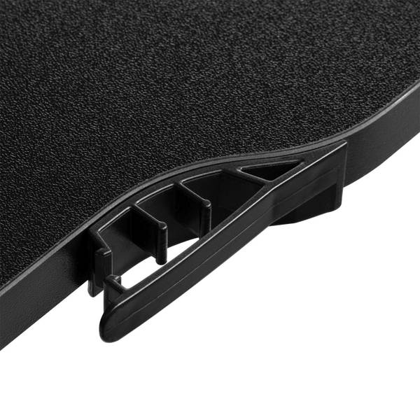 Schreibtisch Office höhenverstellbar Schwarz - Breite: 140 cm