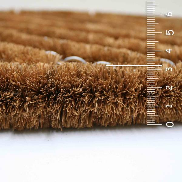 Fußmatte Innen und Außen COCO BRUSH S Weiß - Webstoff - 40 x 4 x 60 cm