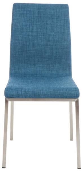 Eetkamerstoelen Colmar set van 2 blauw - textiel - 40 x 88 x 50 cm