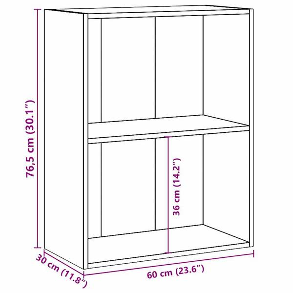 Boekenkast 3016488 60 x 77 cm