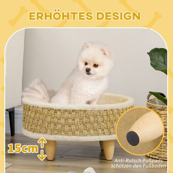 Dierenbed D04-258V00BG plaatmateriaal op houtbasis - 48 x 25 x 48 cm