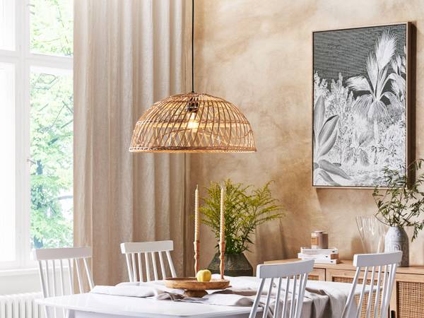 Pendelleuchten RAVINE Braun - Rattan - 51 x 23 x 51 cm
