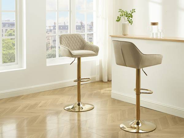 TAVOA 2er-Set Beige - Textil - 53 x 108 x 50 cm