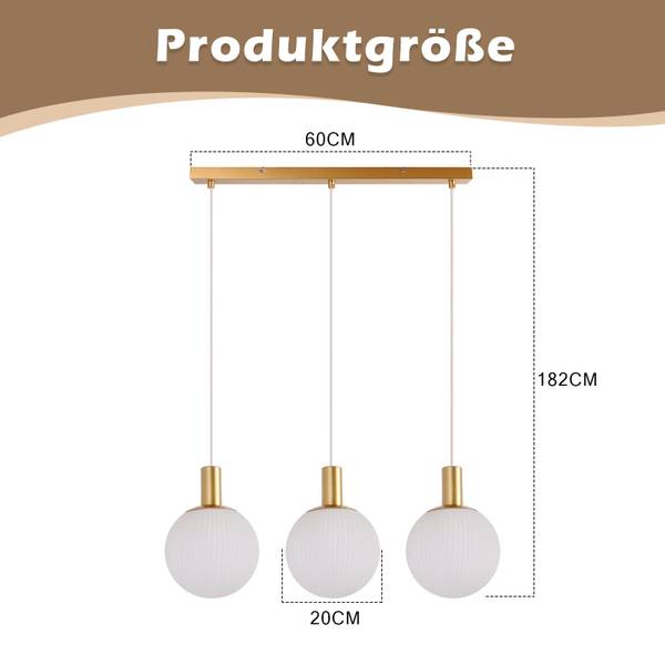 Hanglamp Litchfield wit - metaal - 20 x 182 x 70 cm
