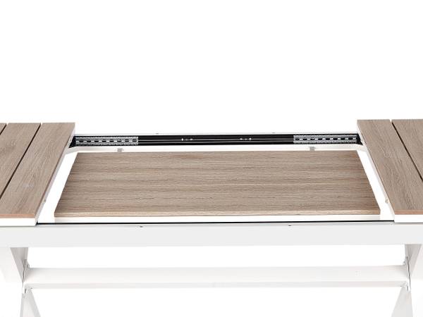 Tuintafel FANES bruin - wit