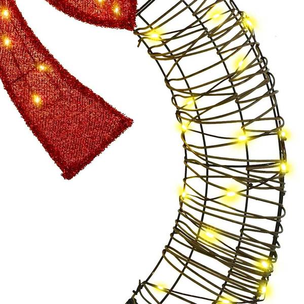 Kranz mit LED 3700000145-3 90 x 9 x 90 cm