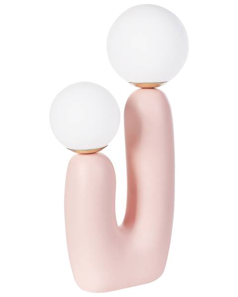 Tischlampen TULUN Pink - Weiß